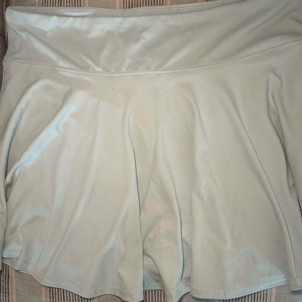 Real Essentials Sage Blue Athletic Tennis Skirt Skort Plus Size 2X